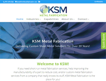Tablet Screenshot of ksmmetalfabrication.com
